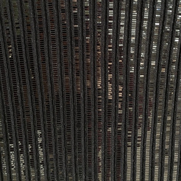 St. John Evening | Vintage Turtleneck Sequin Black Top - Picture 6 of 7